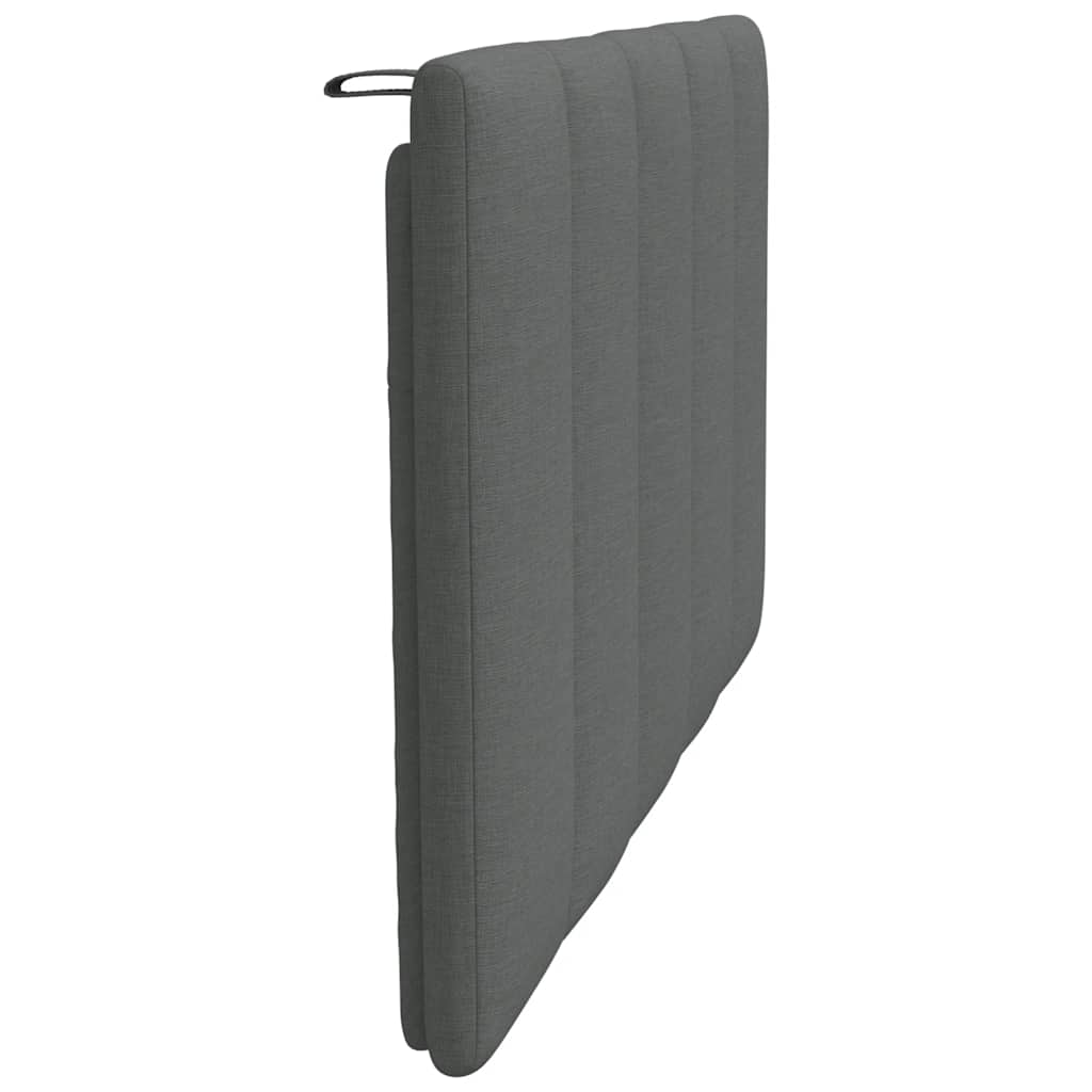 Headboard Cushion Hanko Dark Grey 80 cm Fabric