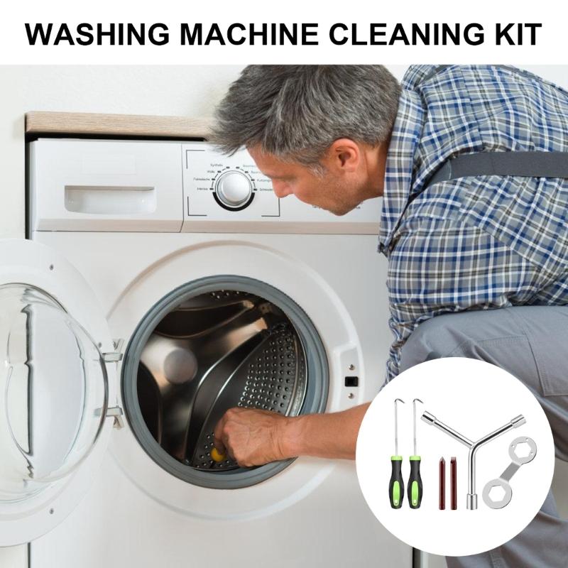 Washer Machine Tub Spring Expansion Tool Set with Pliers & Wrench Steel Spring Expansion Tool Set for Easy Removal