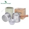 Titanium Gaiwan-Style Pouring Pitcher With Side Handle Built-in Strainer Lightweight Heat-Resistant Teapot Gongfu Tea