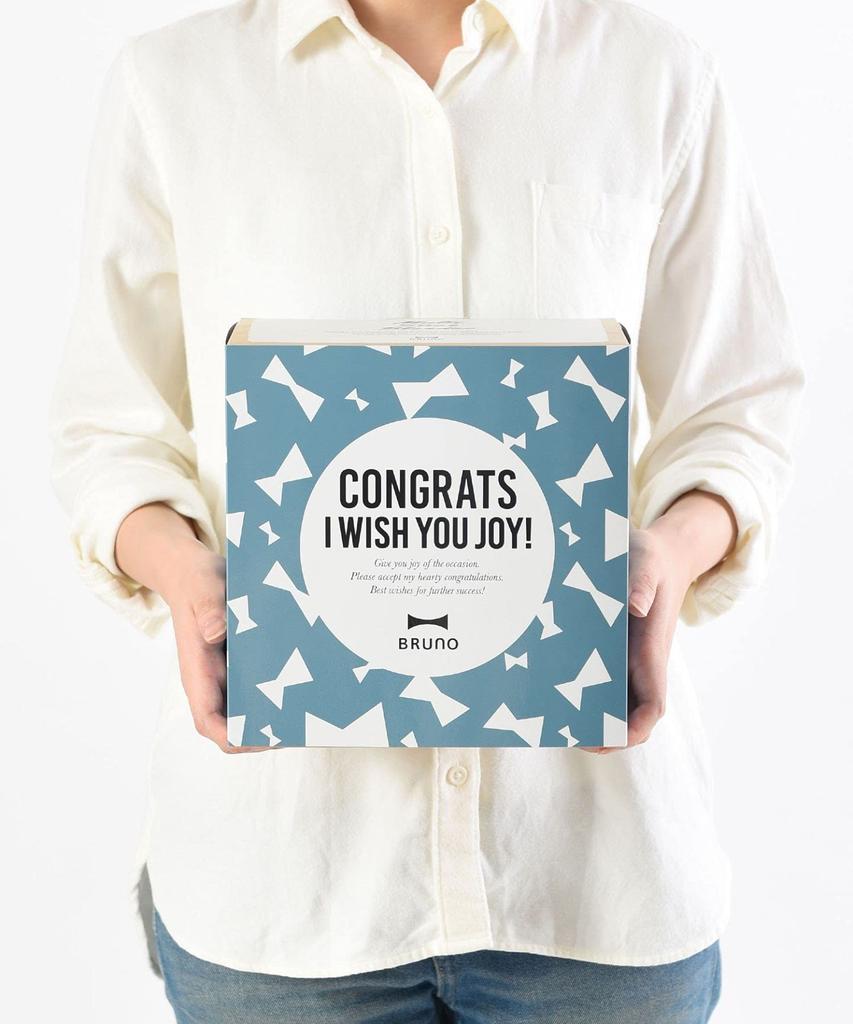 BRUNO Multi-Stick Blender with 3 Attachments (Blender, Whipper, Chopper), Gift Wrapping, Ceramic Storage Container Set, Baby Food, Slim, Compact,