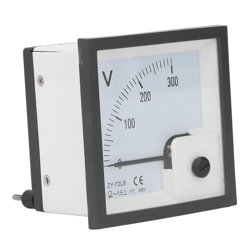 Analog Voltmeter 0‑300V Pointer Volt Meter Panel Needle Voltage Gauge for Equipment