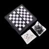 Mini Magnetic Chess Set Folding Magnetic Plastic Chessboard Board Game Portable Kid Toy Portable Outdoor