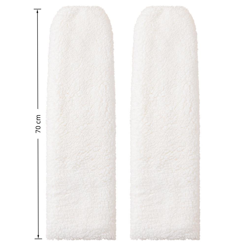 Thickened Knee High Socks Coral Fleece Winter Socks Funny Warm Knee Pads  Home Use