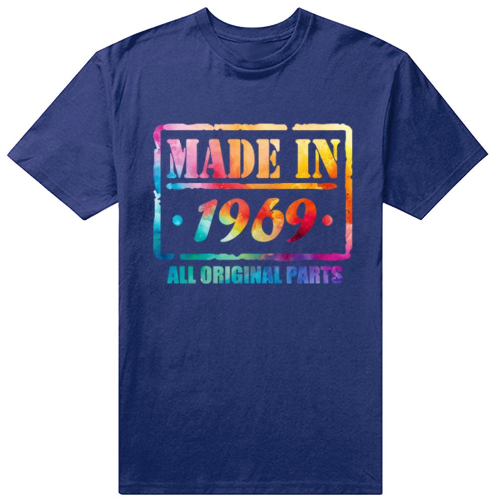 VINTAGE 1969 Birth Year Funny Quotes Retro Tshirts Men Womens Fashion Casual Tshirt 100 Cotton Loose Oversized T Shirt