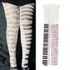High Fashionable Letter Print Pantyhose Breathable Design For Active Women