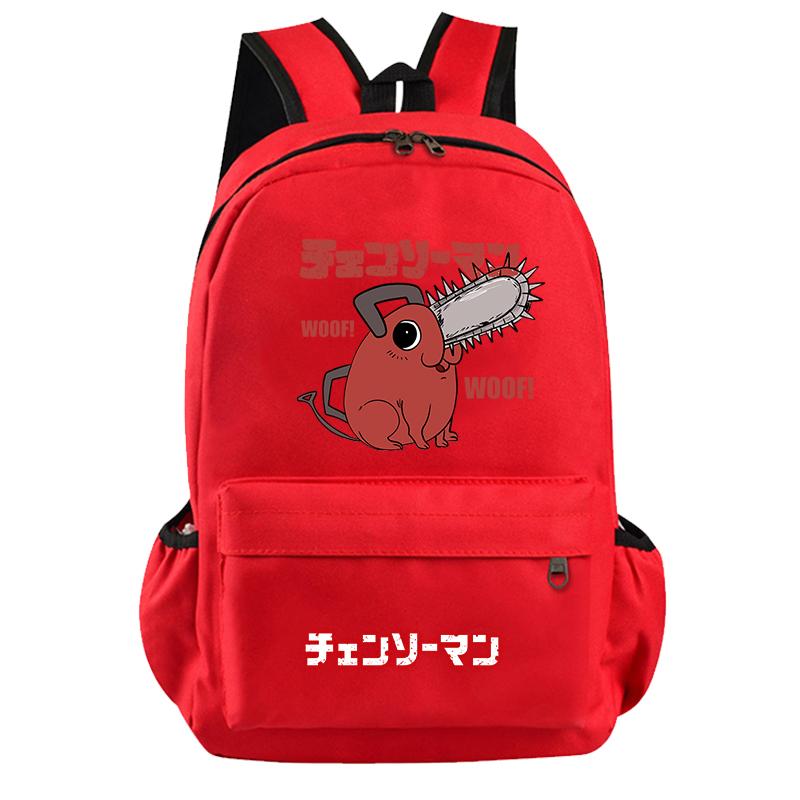 Anime Chainsaw Man Rucksack für Jungen Mädchen Hildren Zurück zur Schule Schultasche Student Kawaii Rucksack Luffy Nami Lysop Leichte Taschen