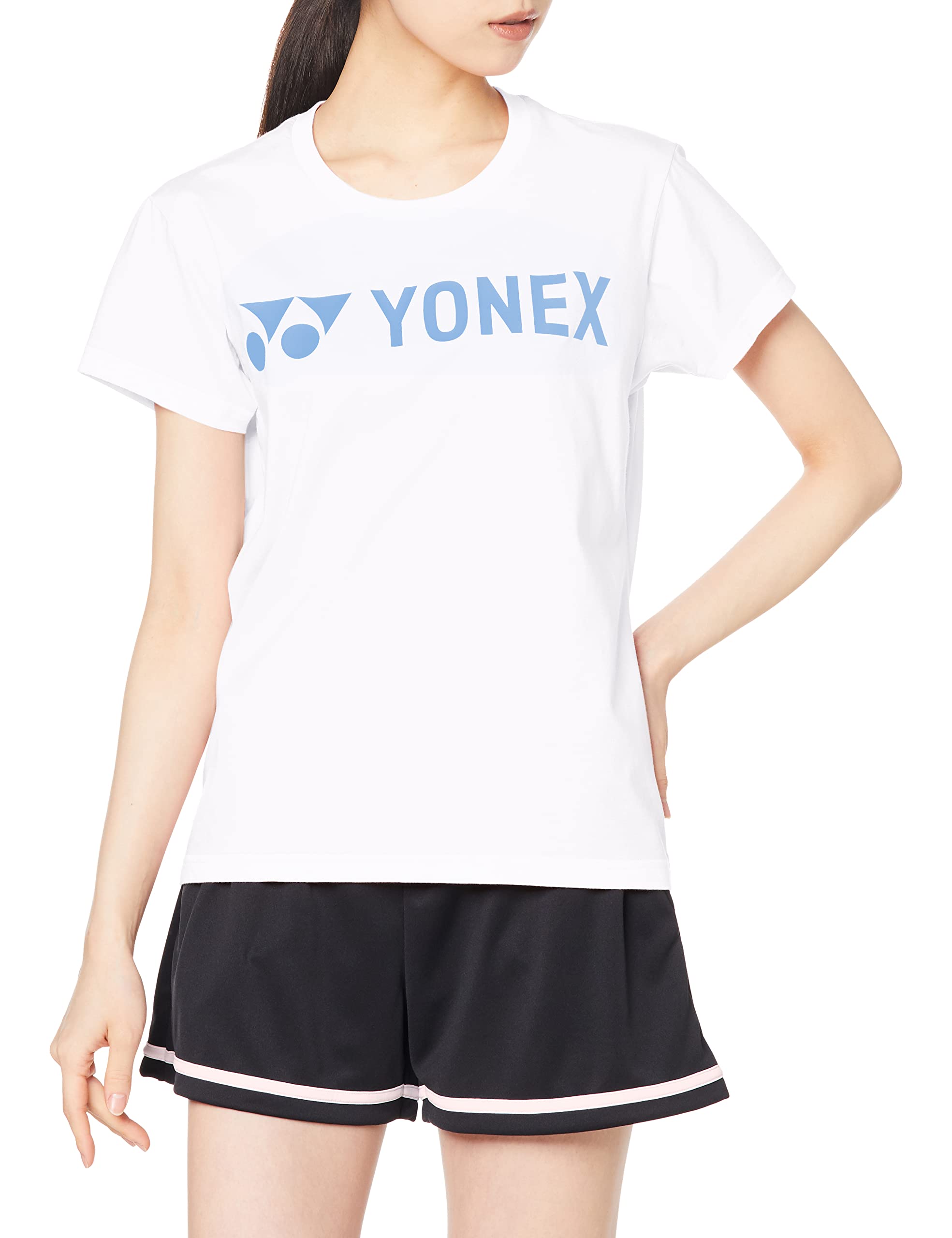 

[YONEX] Футболка с коротким рукавом женская белая саксофон (063) XO