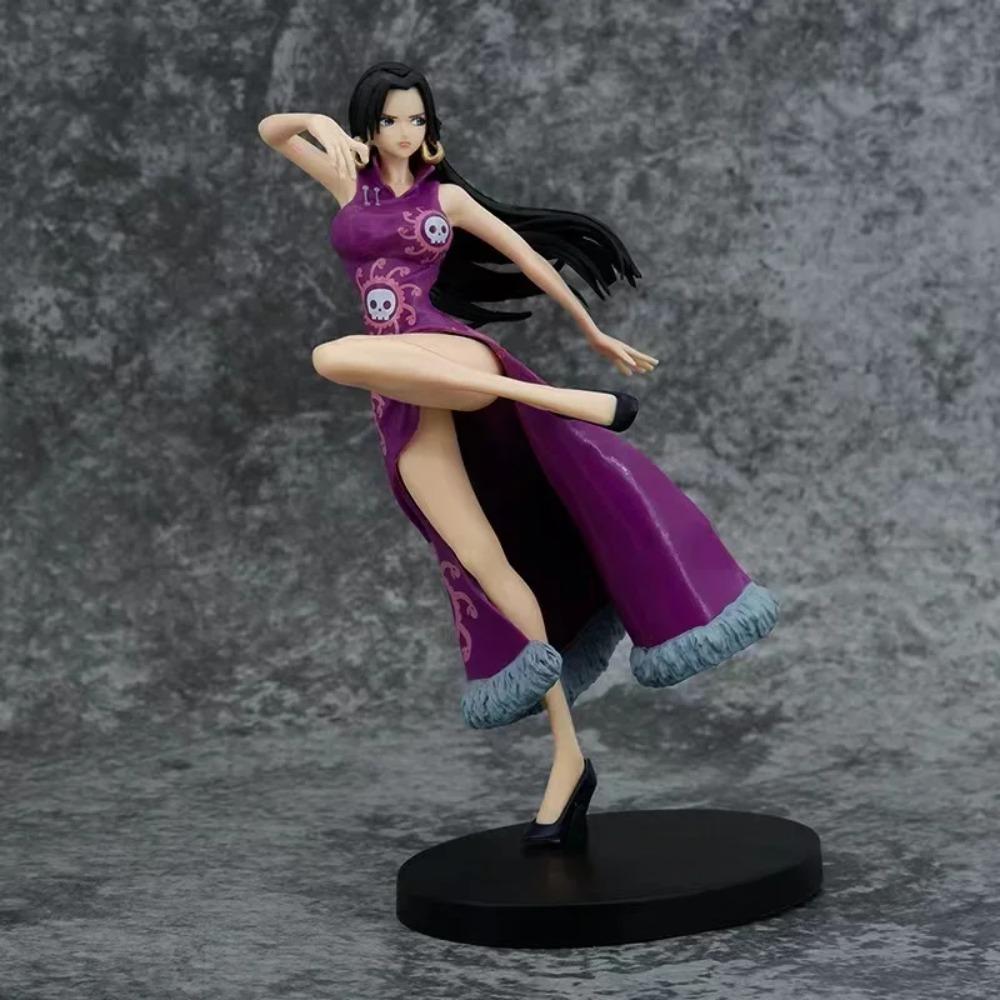One Piece Adult Anime Figures Toys GK Snake Princess Boa Hancock Action Figure 21cm Sexy Cheongsam Girl Doll Figures Statue# Col