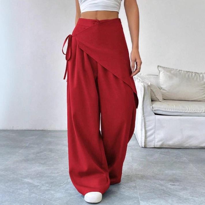 2026 Women's European & American Loose Slimming Wide-Leg Suit Pants