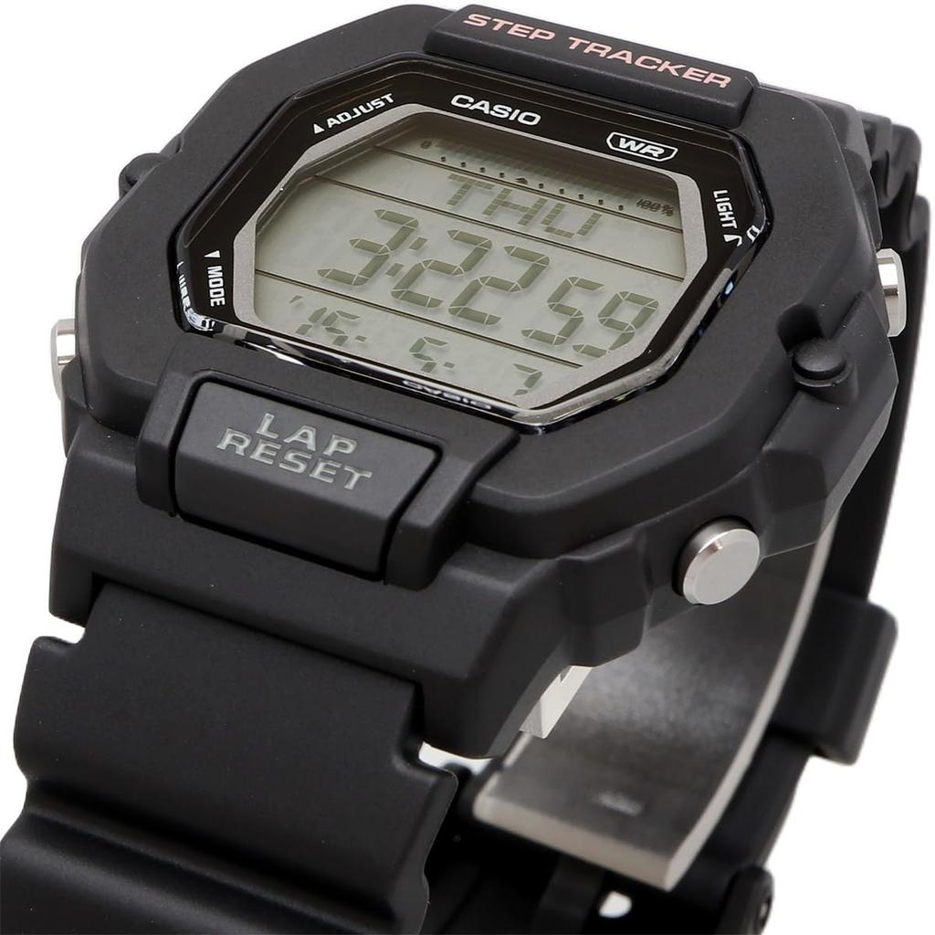 Casio LWS-2200H-1AV Women's Digital Watch with Step Tracker and Pedometer, Black, Imported