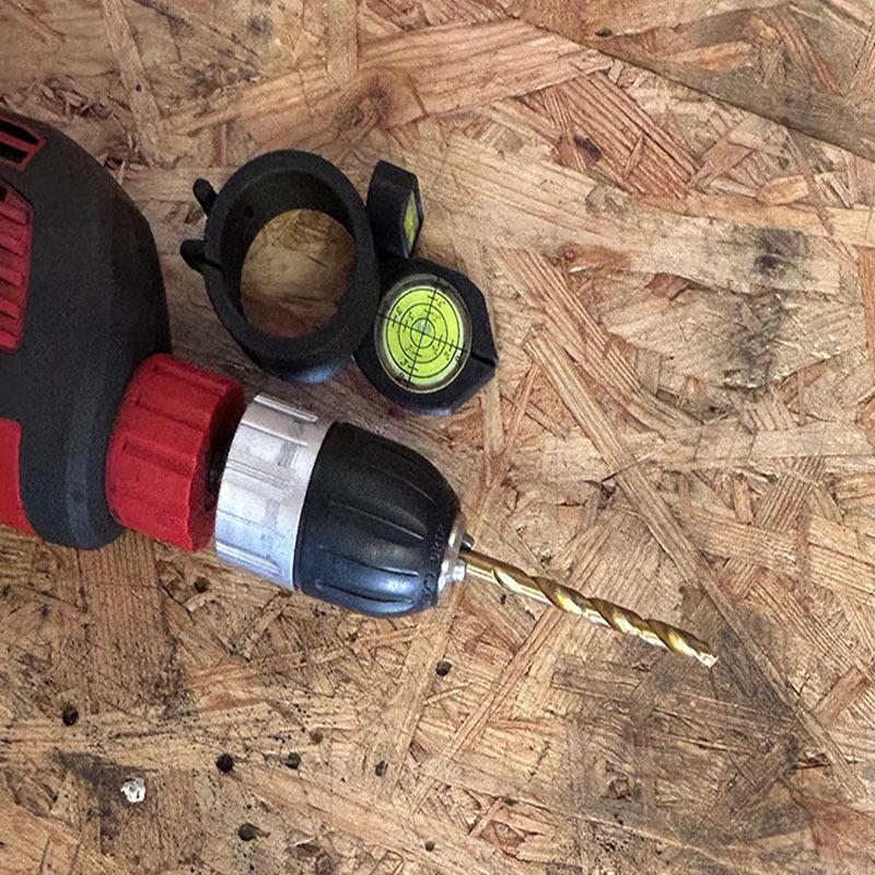 1Pcs Electric Drill Leveling Assistant Tools Drill Level Tool Hole Drilling Precision Guide For Wall Decor Photo Frame Pipeline