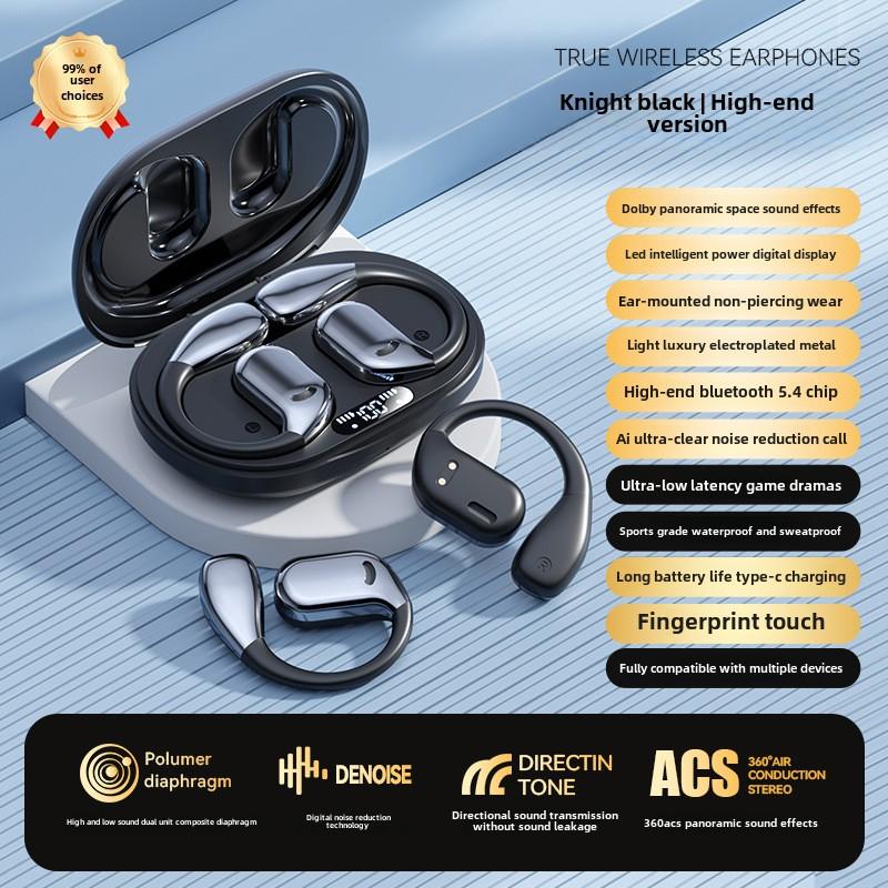 Nová bezdrátová Bluetooth sluchátka na zavěšení do uší M75OWS Bone Conduction