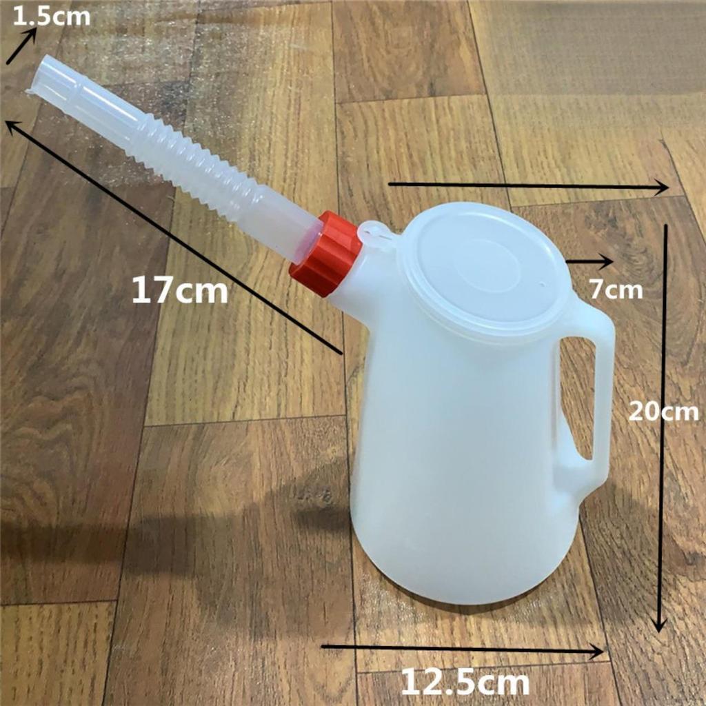Automotive Oil Dispenser Jug with Measuring Scale And Spout for Vehicles