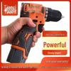 Compact Brushless High-Power Impact Drill with Rechargeable Lithium Battery for Household Use