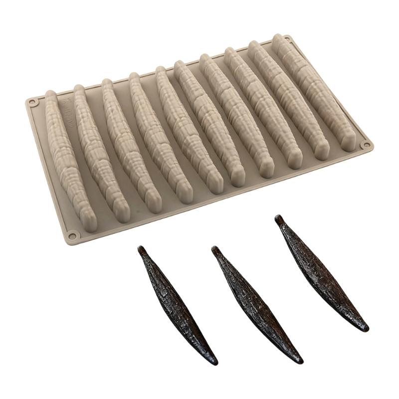 

Silicone Mold For Vanilla Pods Cakes Mousse And Chocolate Kitchen Bakewares For Home And Commercial Use