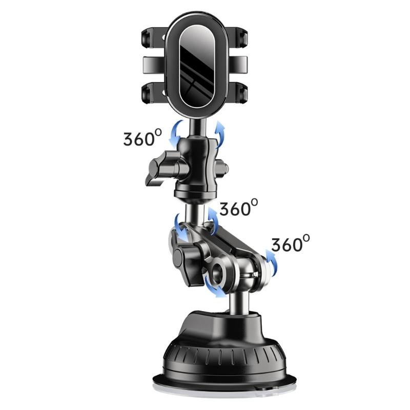 Universal Phone Mount for Car Center Console Stack Super Adsorption Holder On-board Suck Support Clamp Bracket Hand-Free