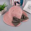 Women Elegant Bowknot Split Beach Cap