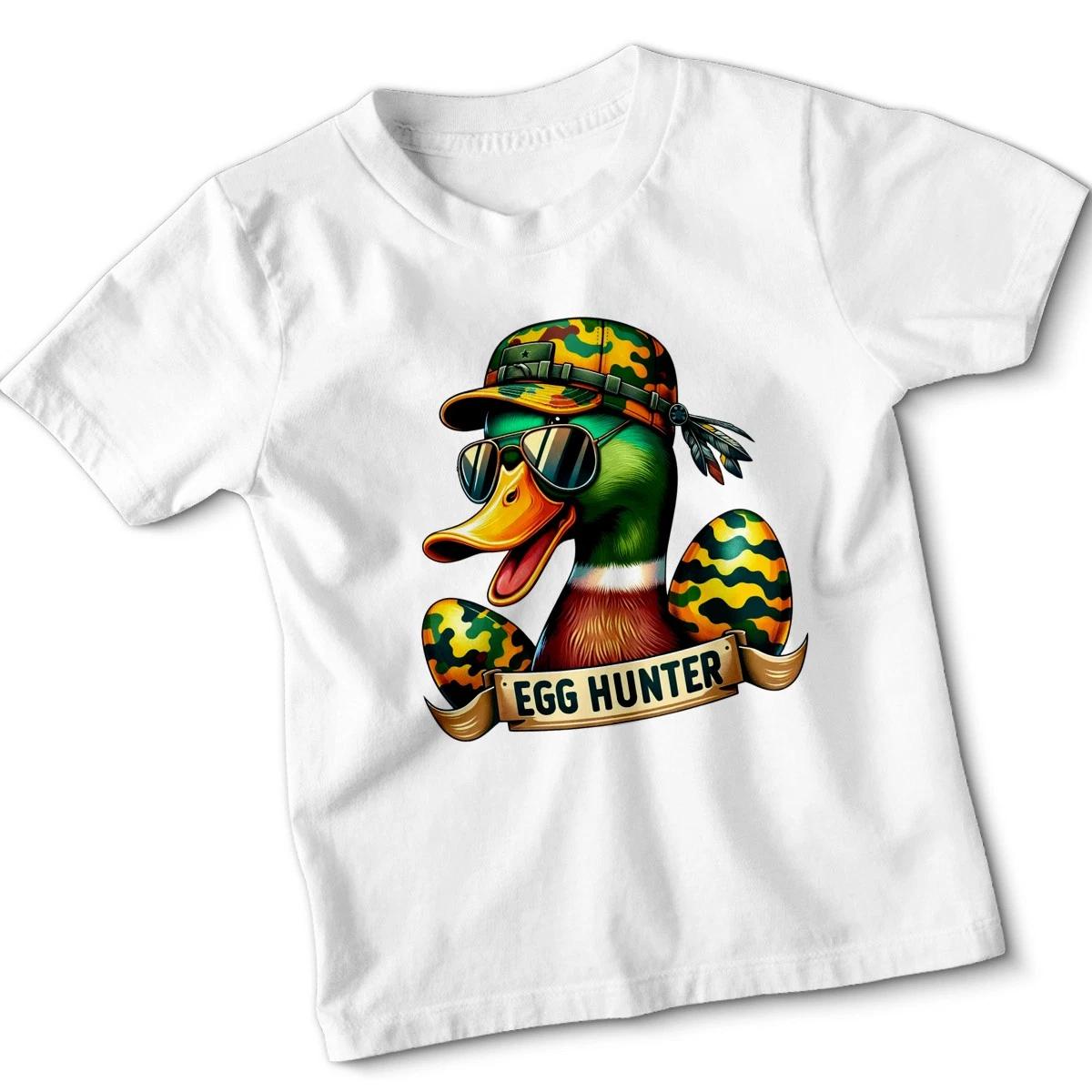 Funny Egg Hunter Kids Tshirt Easter Gift Tee Apparel 2XL