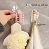 4pcs Cute Animal Key Hooks Home Durable Plastic Cartoon Decor Starfish Designs Space-Saving Organizer Keys Hats Bags Hooks
