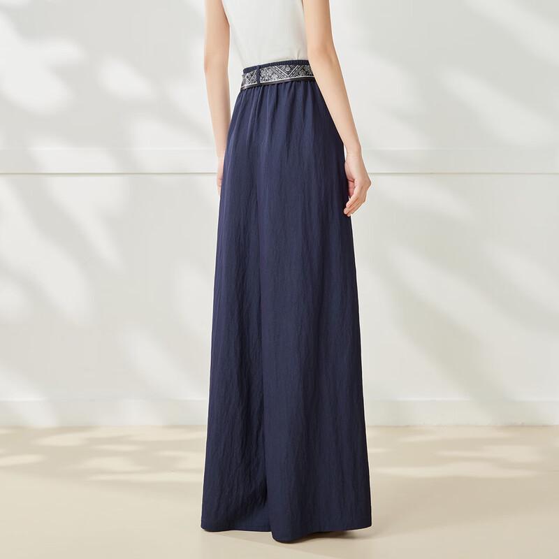 IEF 2025 Summer/Autumn French Style Loose Wide-Leg Commuter Pants