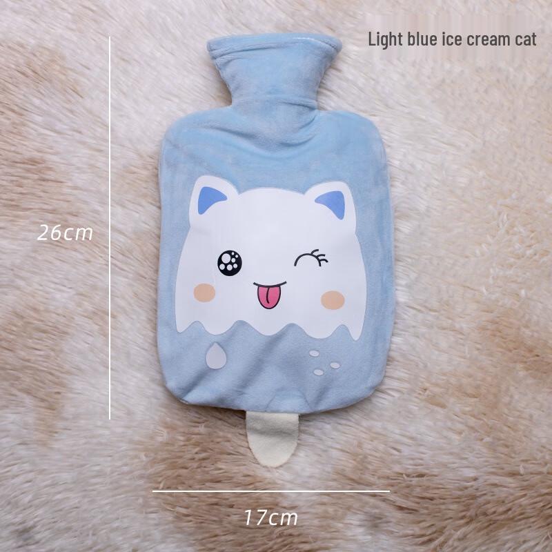 Fumede Plush Hot Water Bottle Hand Warmer (2-Pack)