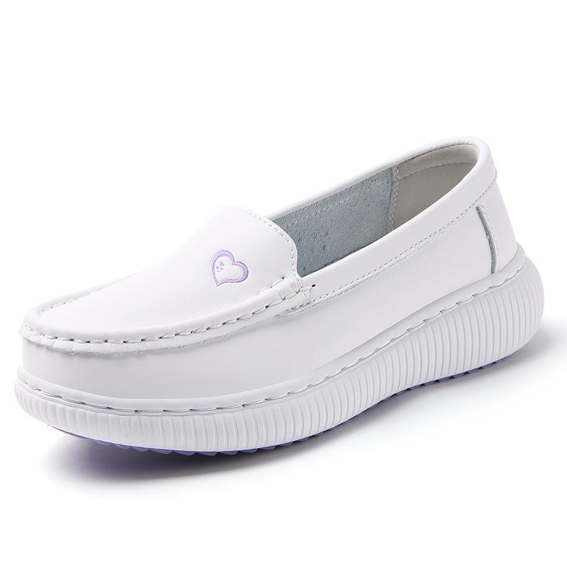 Plus Size Shoes for Women 36-42 Autumn Fashion Women Slip on Platform Wedges Comfortable Non-slip Nurse Shoes Work Footwear