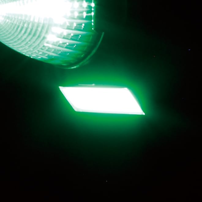 Tsuchiya Yac Car Interior Flash Downlight, Green, CE-434