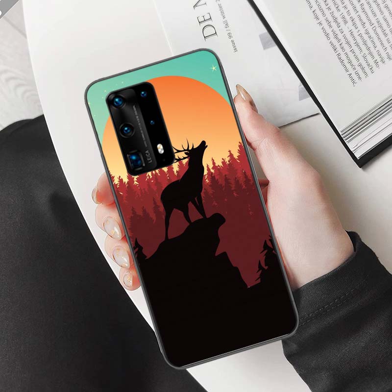Deer Hunting Camo Phone Case For Huawei Mate 40 30 20 Pro 10 Pro Huawei P50 P40 P30 Lite P20 P10 Lite Cover