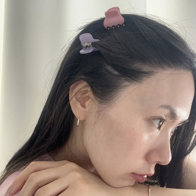 mosxe Cotton candy hair clip (2set/5color)