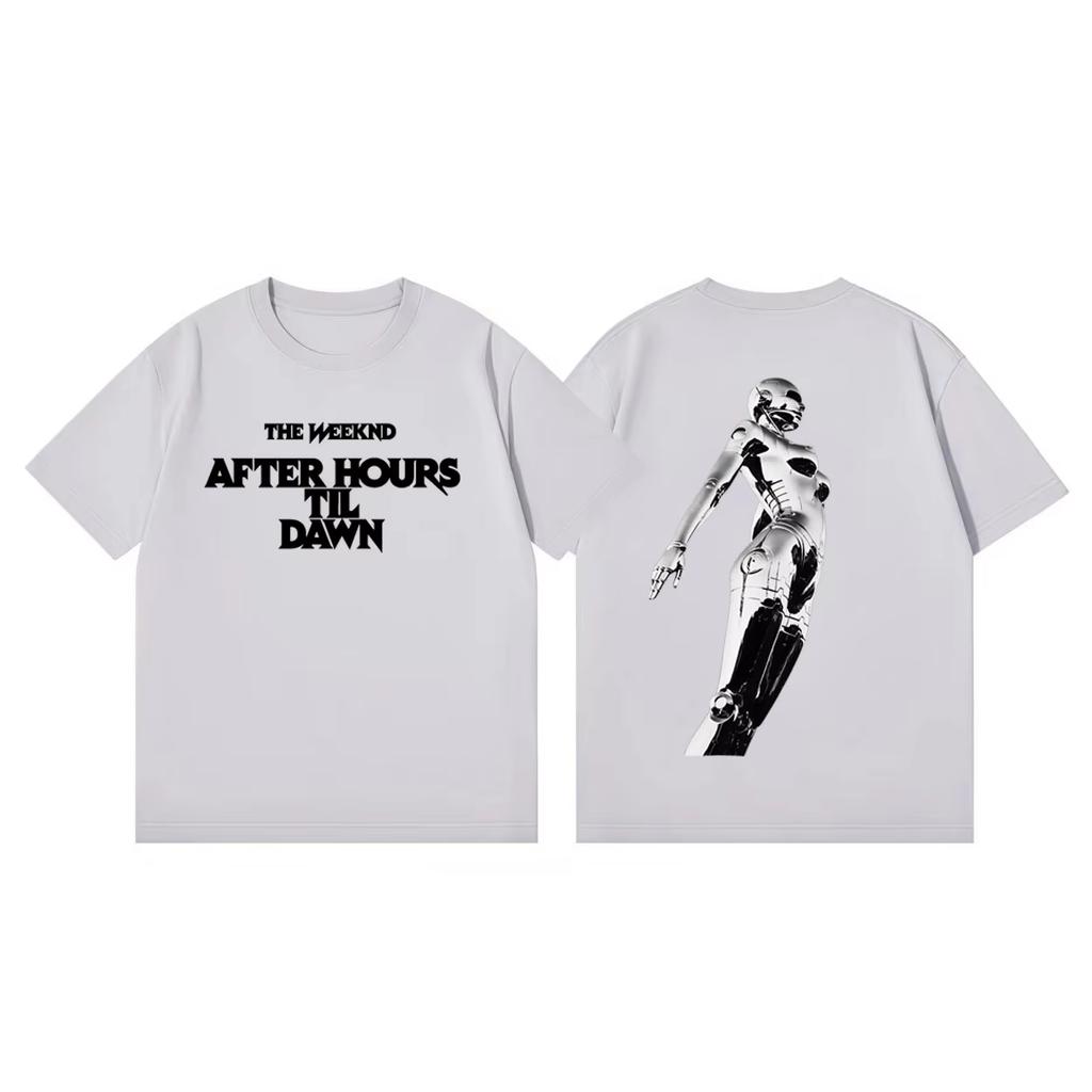 The Weeknd After Hours Til Dawn Tour 2026 Graphic T Shirts Harajuku Hip Hop Men Short Sleeve T-shirt Unisex Fashion Casual Tees