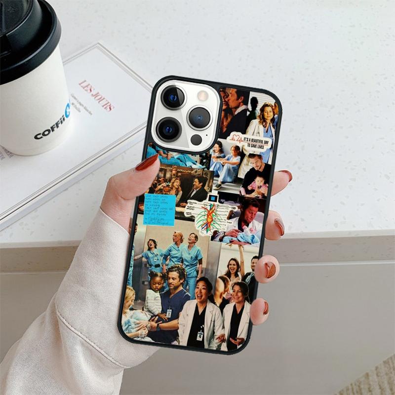 Greys Anatomy Collage Handyhülle Für iPhone 17 Air 16 16e 15 14 plus 11 12 13 pro max Hülle Cover coque