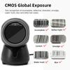 1D 2D QR Desktop Wired Barcode Scanner High-speed Platform Hands-Free Automatic Sense Reader USB