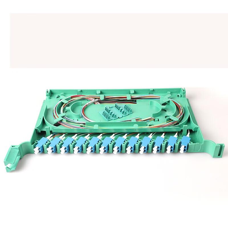 Hainai 24-Core 1U 19-inch Rack Mount ODF Fiber Optic Patch Panel