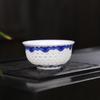 Shangqi Linglong Honeycomb Porcelain Teacup Set
