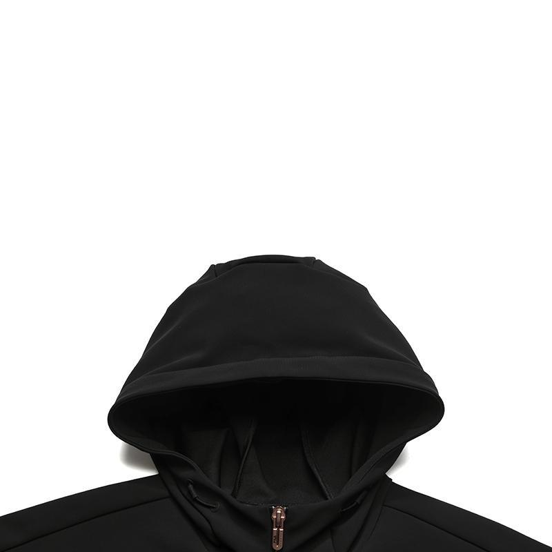 FILA Fitness Casual Soft Skin-Friendly Slim Fit Hooded Knit Top Women tops Deep-Black A61W541501FBK