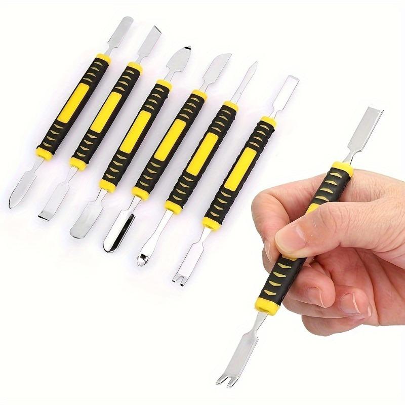 Dismantling tool, boot up curling tool, dismantling mobile phone, computer, laptop repair tool, metal pry bar 6-piece set