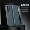 Samsung S26 Ultra Leather Phone Case with Smart Sleep Window and Full Coverage Anti-fall Protection