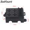 Free Combination Auto Car Truck 6Way Fuse Holder 4 Relay holder Circuit Standard ATO Blade Fuse Relay Holder 12V 40A  Relay