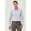 Men's White Easy-iron Slim Fit Slim Fit Classic Collar Cotton Shirt