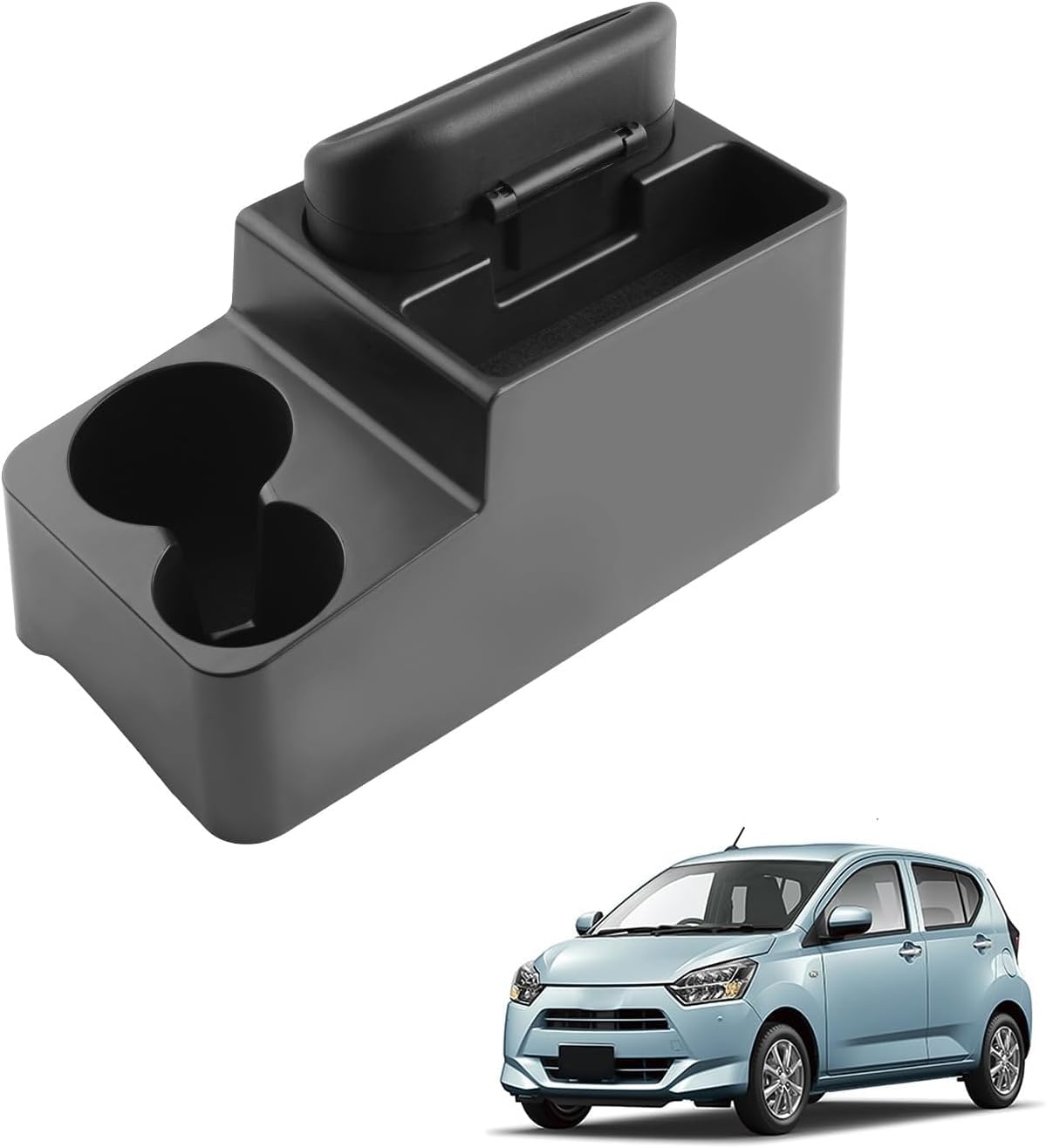 Бокс-консоль Coleya для Daihatsu Mira Включает подстаканник, пепельницу и консольное хранилище Легкие автомобильные аксессуары 3-в-1 eS (2-е поколение) LA350S/LA360S, Держатель,