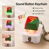 New CreativeKey Pendant  Siu Press-and-Squeeze Stress-Relief Keyboard Sound-Emitting and Light-Up Keychain Gift Anime