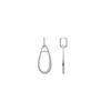 Rhodium-plated Luxenter Earrings - Salsah