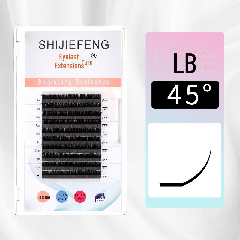Fox L-Shaped Wide-Angle Soft Eyelashes: Chinese Beauty, Single Air Flat Hair, LC/LD