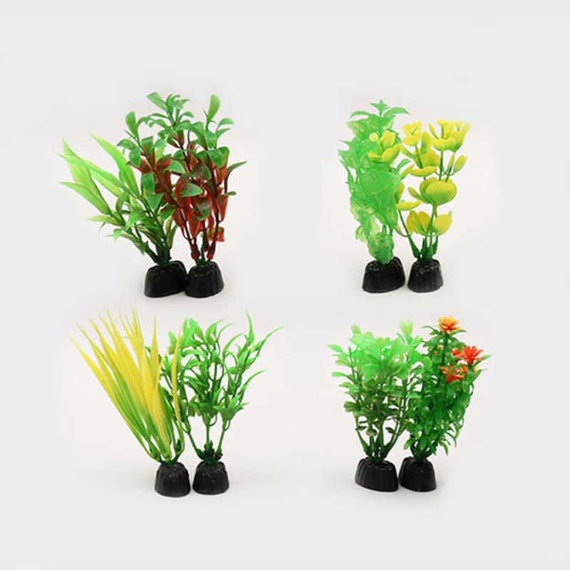 [Pet] 4-Inch Artificial Water Plants (A) 2 Pieces