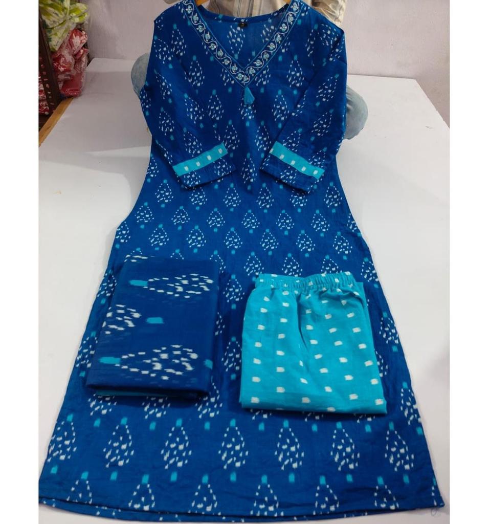 Women Party Wear Kurta Pant Dupatta Set Indian Party Wear Top Tunic Kurti Salwar Kameez