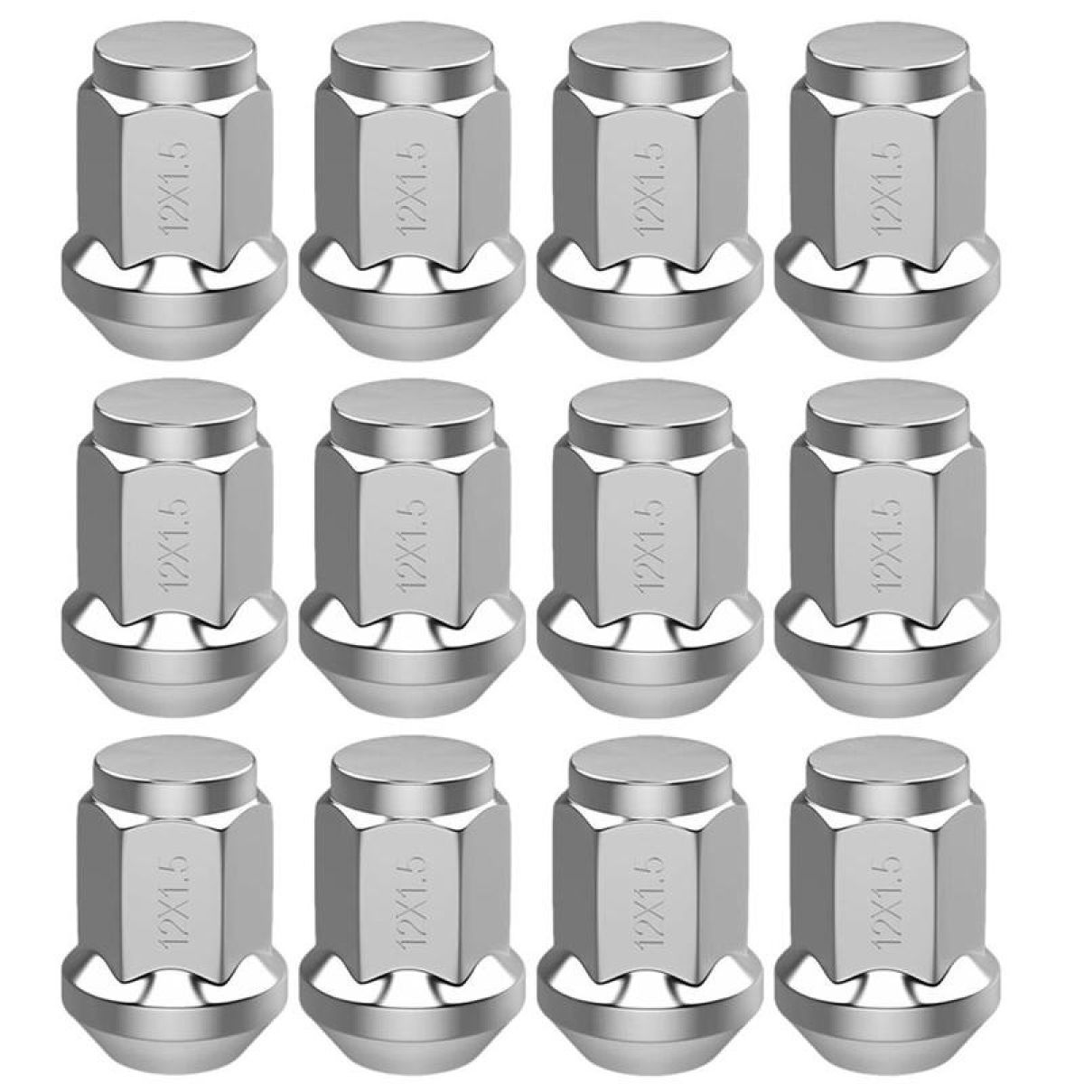 Universal Car Wheel Lug Nuts 35MM Alloy Anti-theft Wheel Lock Nuts M12*1.5 M12*1.25 Wheel Lug Nuts Car Accessories 16 20 24pcs M12x1.25