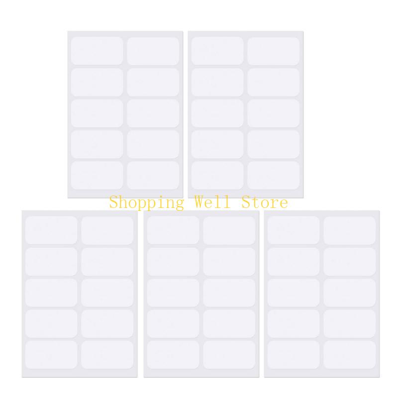 

KX4B 50pcs Clothing Label Stickers Clothing Label Handwrite to Prevent Mix Up in Wash