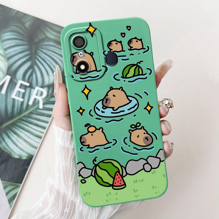 Cover For Itel A27 A48 A25 A35 Case Artistic Style Shockproof Funda For Itel A60 A60s A70 Soft Liquid Silicone Bumper