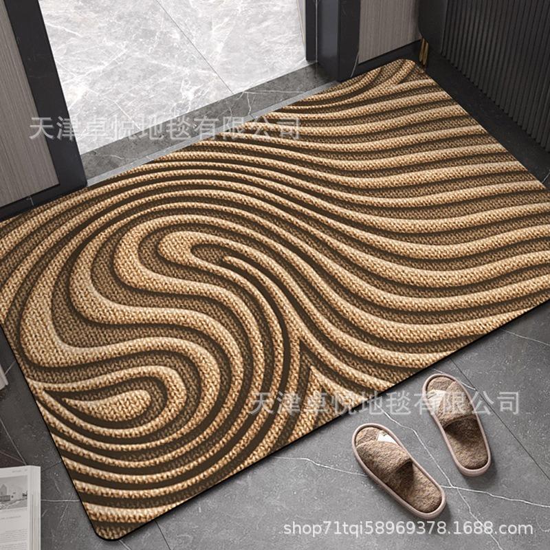 Bathroom Mat Absorbent and Non Slip Mat Toilet Door Carpet Shower Mat Toilet Floor Mat