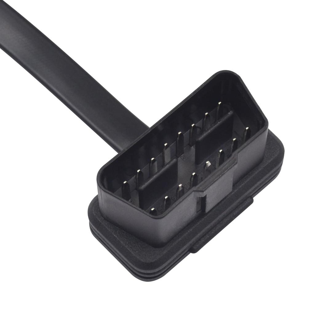 Duttek Auto OBD2 Auto Verlängerungskabel OBD2 16 Pin Stecker Buchse Verlängerungskabel, 16Pin
